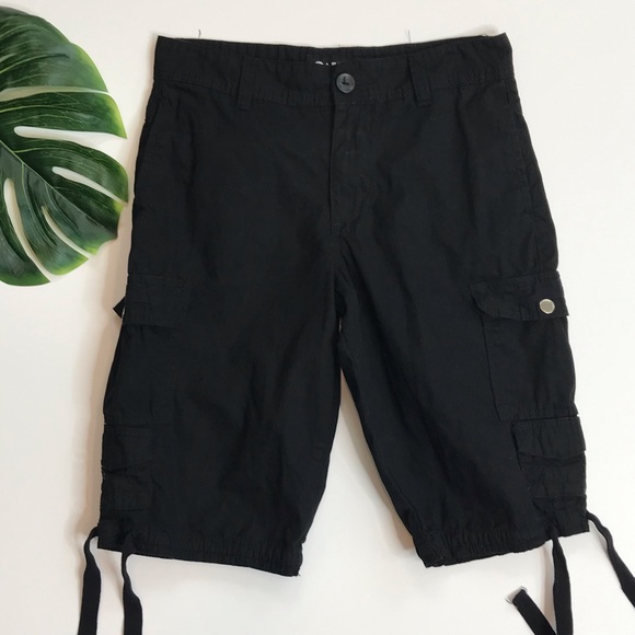 Carbon Black Cargo Shorts 4/$20 Sale - Picture 1 of 5